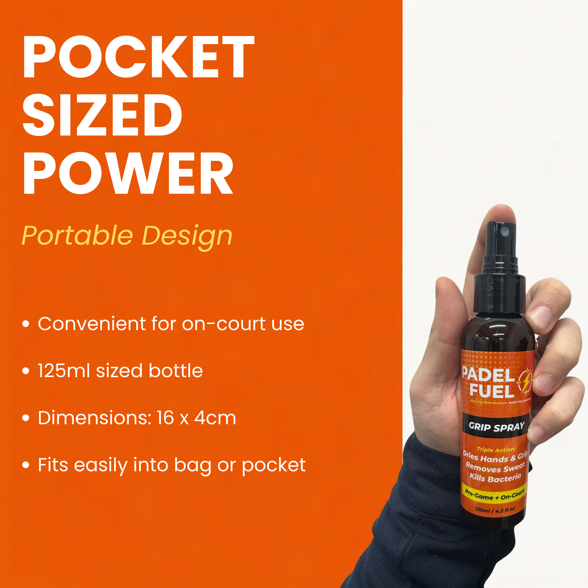 Triple Action Padel Grip Spray